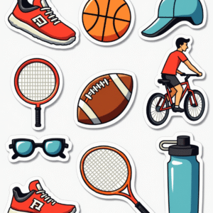 Fitness & Exercise - Sticker Sheet v20